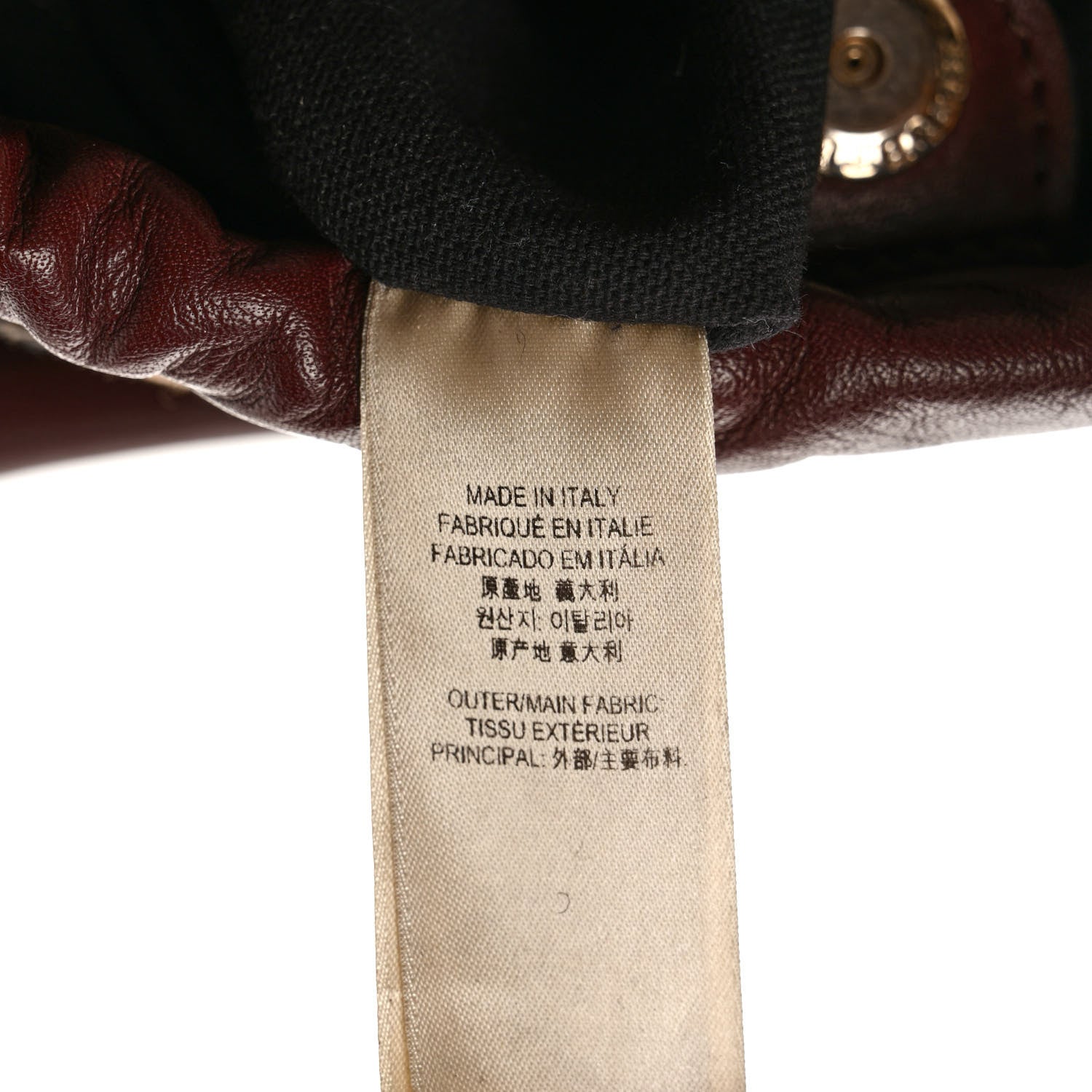 Burberry Calfskin House Check Little Crush Deep Claret 7 of 11