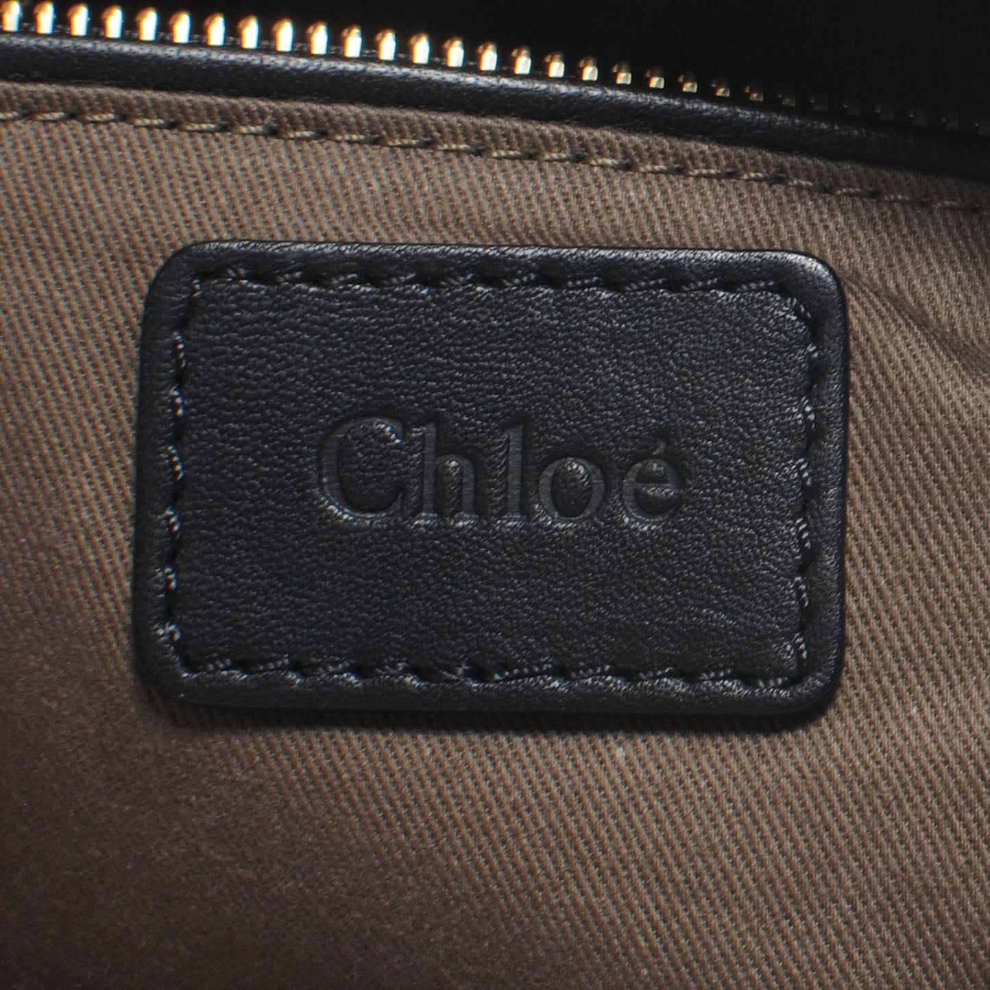 Chloe Calfskin Braided Medium Marcie Satchel Black 7 of 9