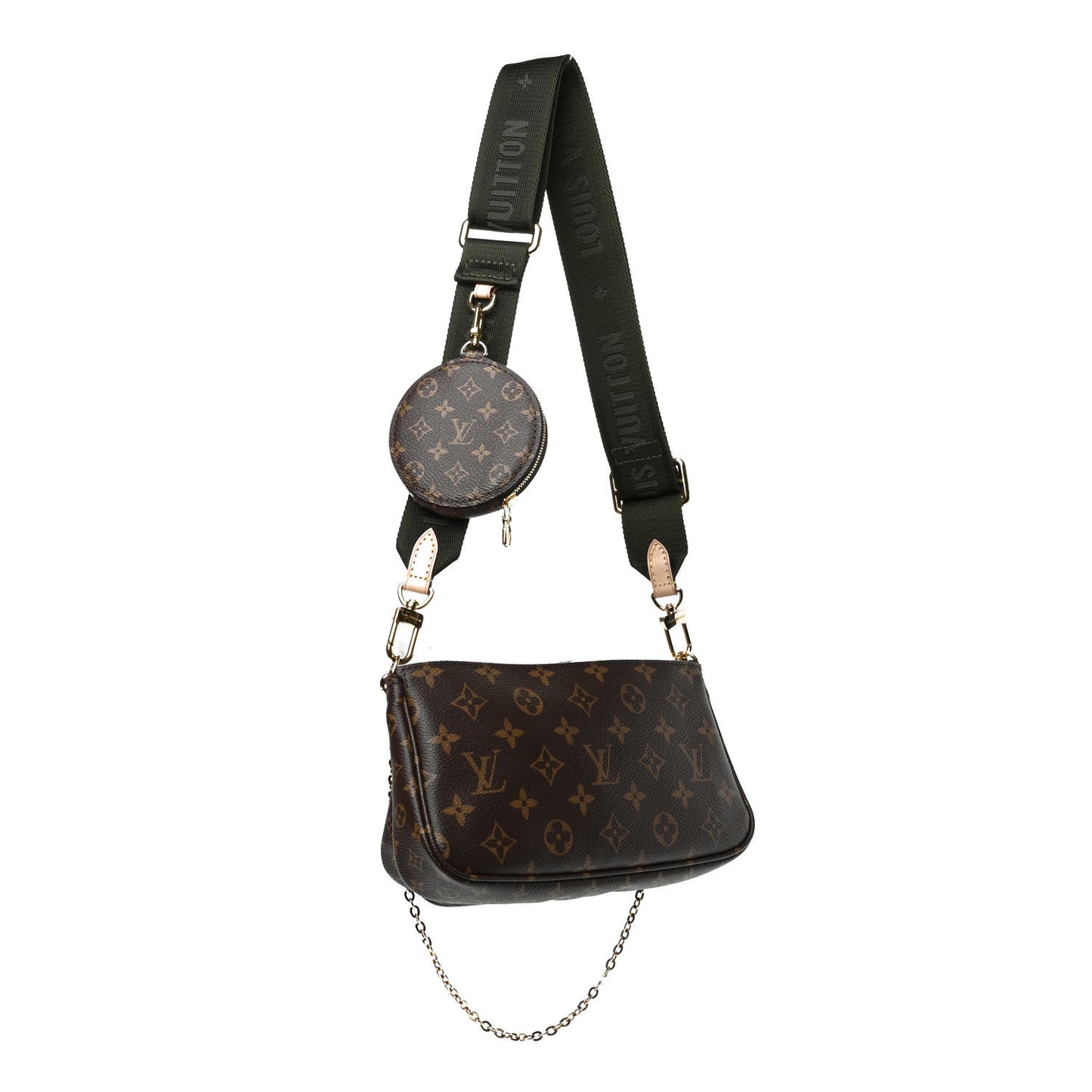Monogram Multi Pochette Accessories Kaki