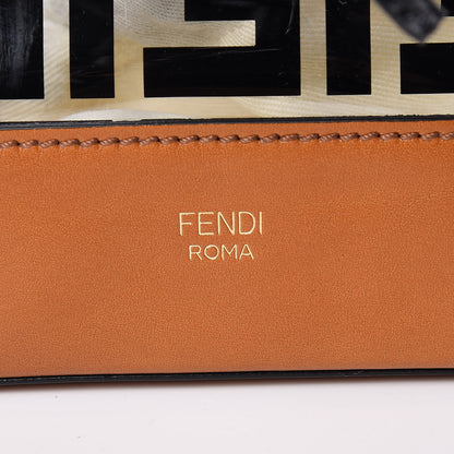 Fendi TPU FF Vitello Aura F is Fendi Grande Mon Tresor Bucket Bag Black Cuoio 6 of 12