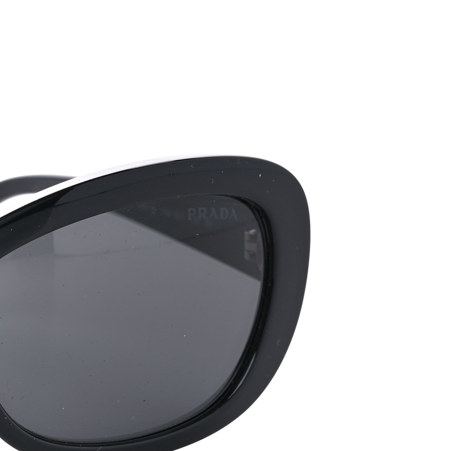 Prada Square Sunglasses SPR 18V Black 7 of 8