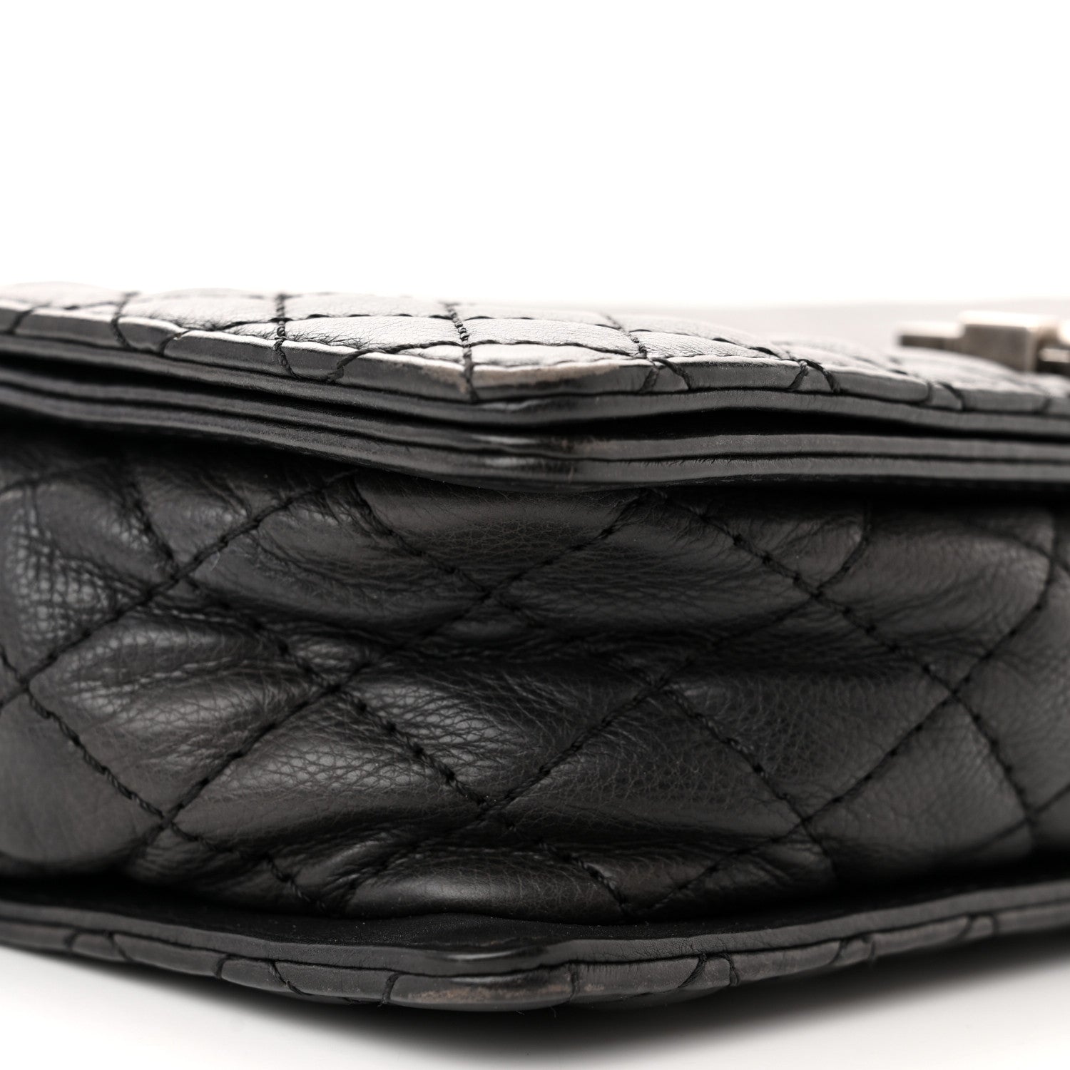 Chanel Calfskin Medium Boy Reverso Flap Black 9 of 10