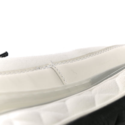 Chanel Velvet Calfskin Mixed Fibers CC Sneakers 40 Ivory Black 14 of 16