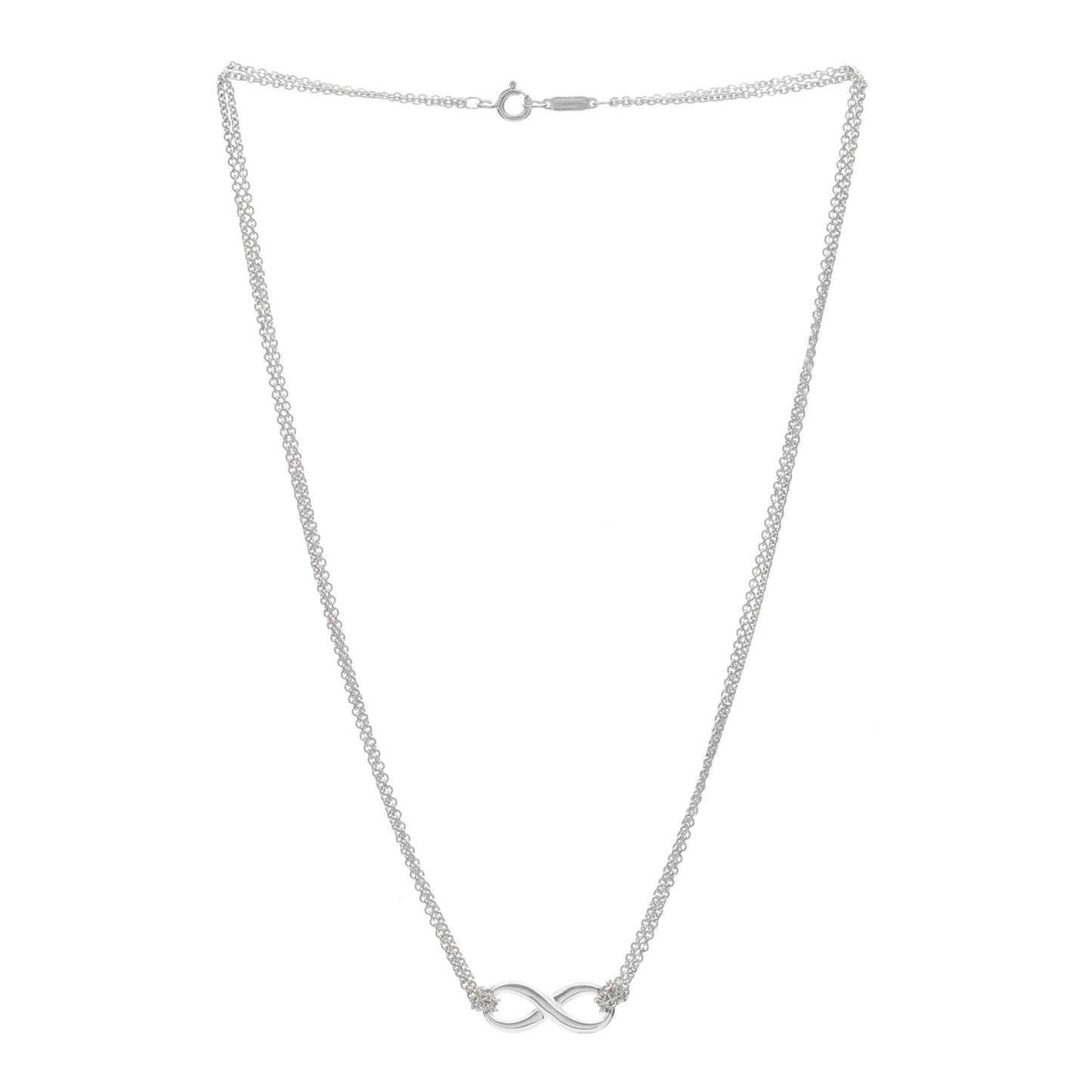 Sterling Silver Infinity Pendant Necklace