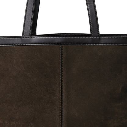Bottega Veneta Suede Calfskin Medium Flip Flap Tote Fondant 7 of 10