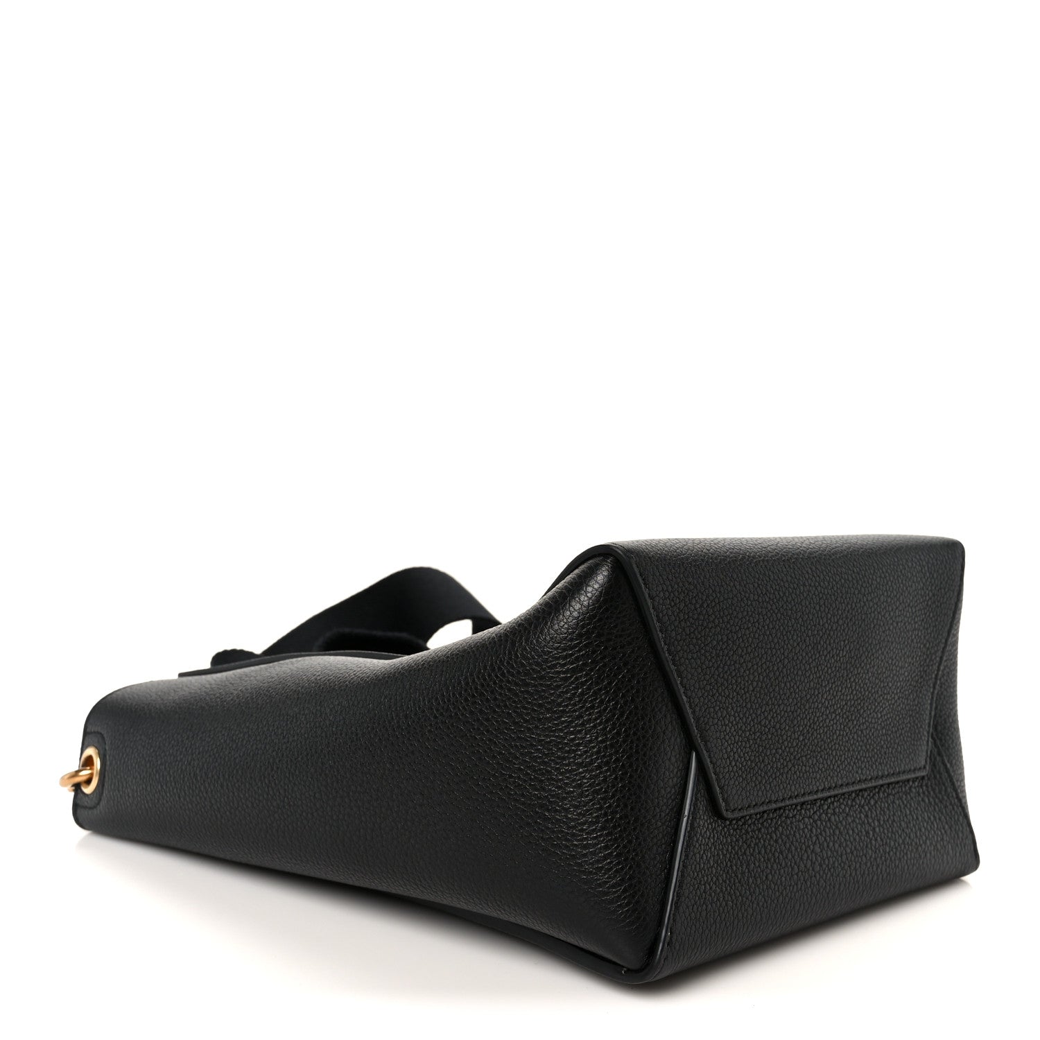 Celine Soft Grained Calfskin Small Sangle Bucket Bag Black 4 of 10