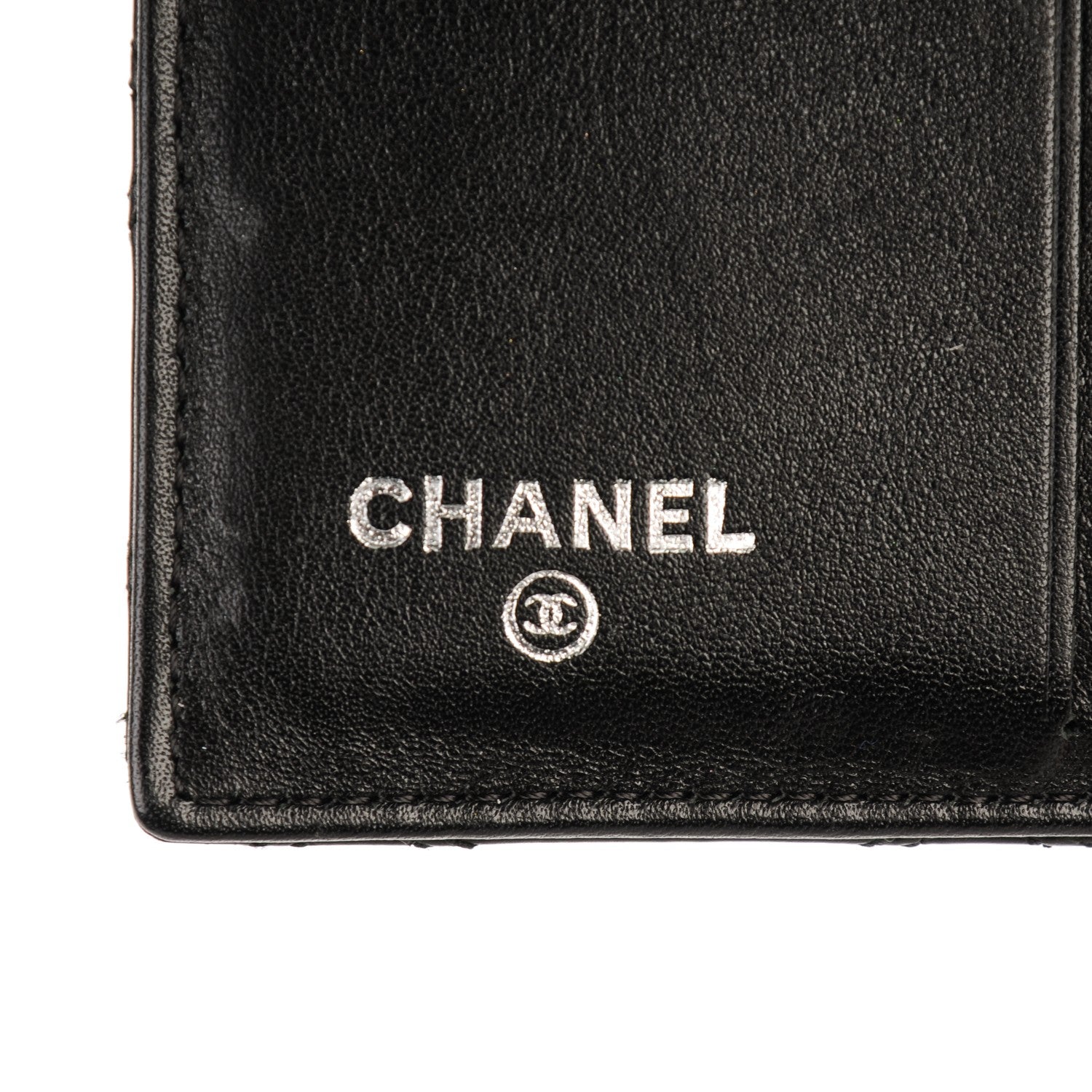 Chanel Lambskin Stitched French Wallet Black 8 of 10