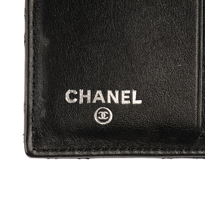 Chanel Lambskin Stitched French Wallet Black 8 of 10