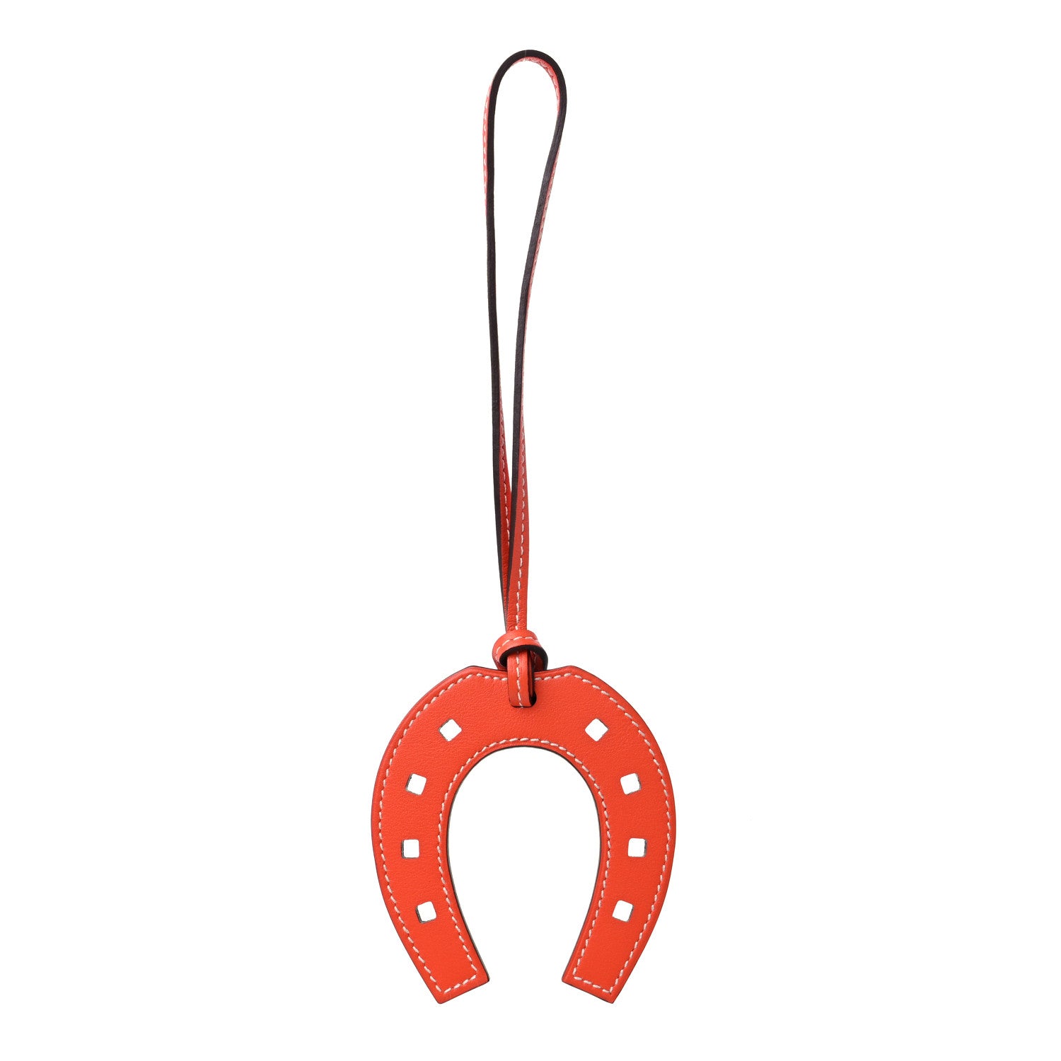 Hermes Swift Paddock Horseshoe Bag Charm Feu 1 of 4