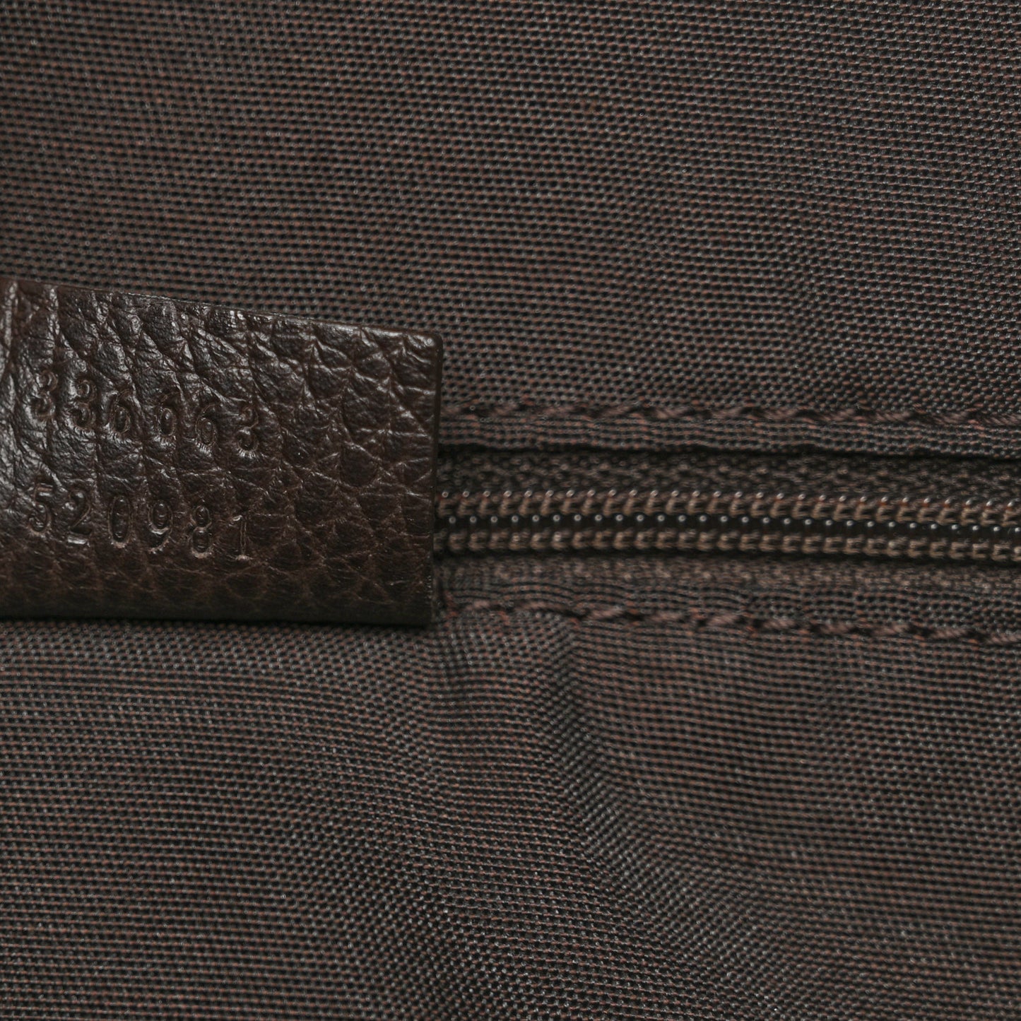 Crystal Monogram Tote Brown