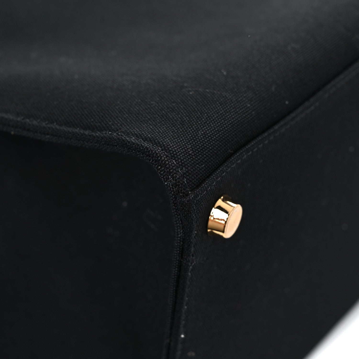 Fendi X VERSACE Canvas Fendace Logo Large Shopping Tote Black 13 of 13