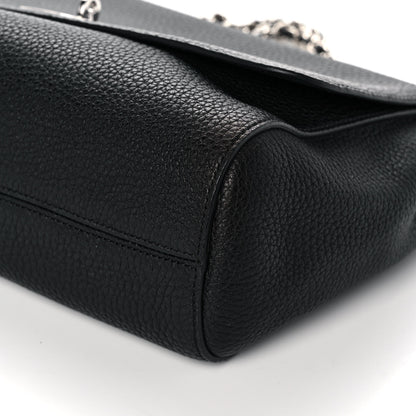 Mulberry Glossy Goatskin Small Lily Flap Black 10 of 11