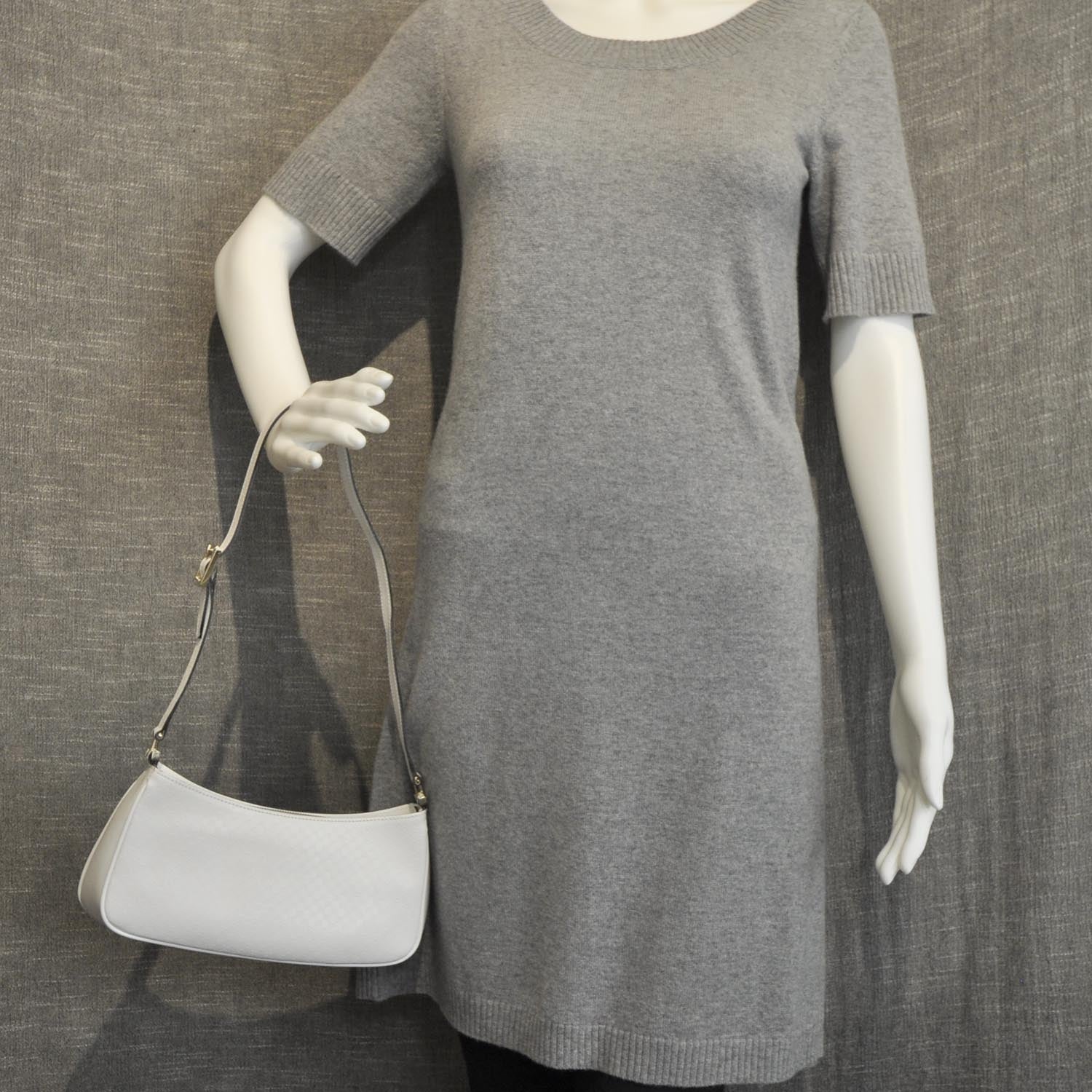Gucci Leather Shoulder Bag White 4 of 8