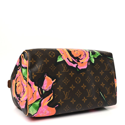 Louis Vuitton Monogram Roses Speedy 30 4 of 11