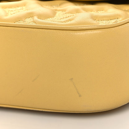 Louis Vuitton Lambskin Mama Broderie Pochette Jaune Pale 10 of 11