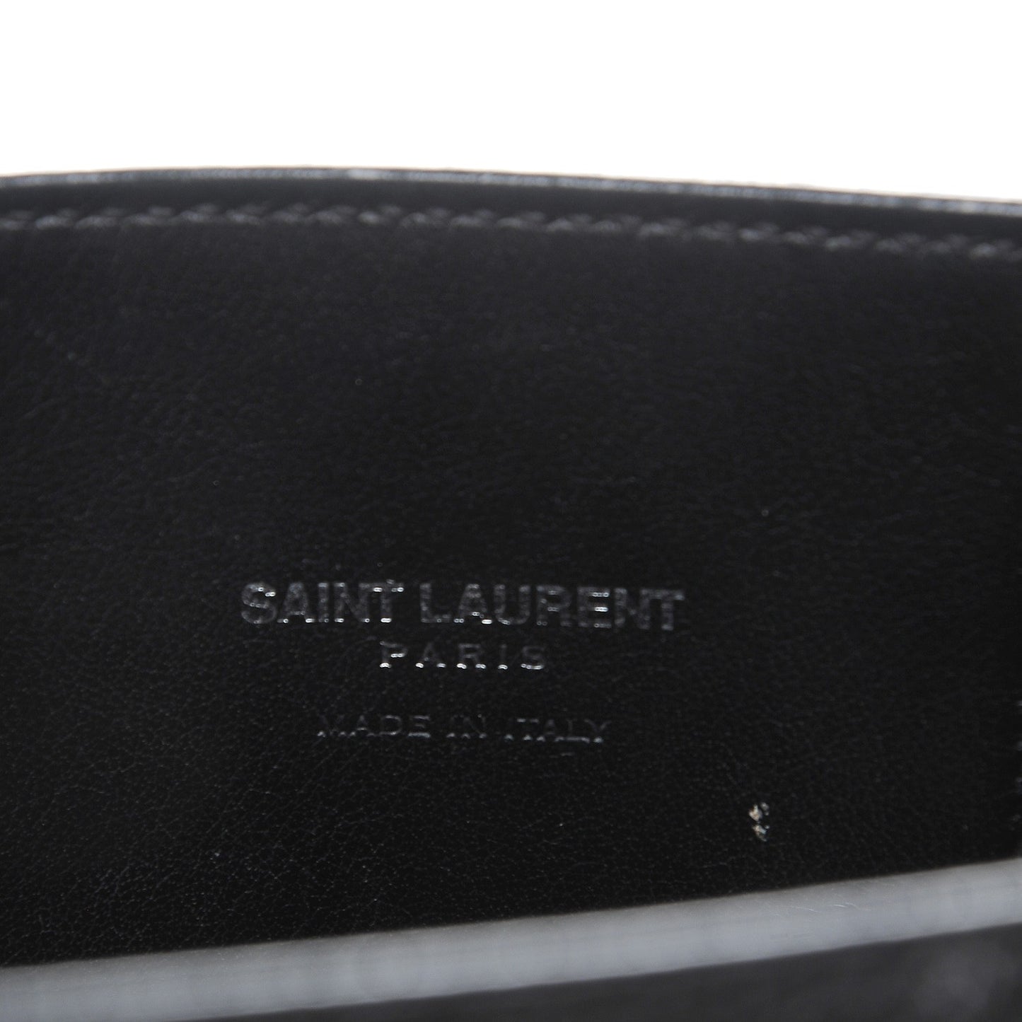 Grained Calfskin Nano Sac De Jour Black