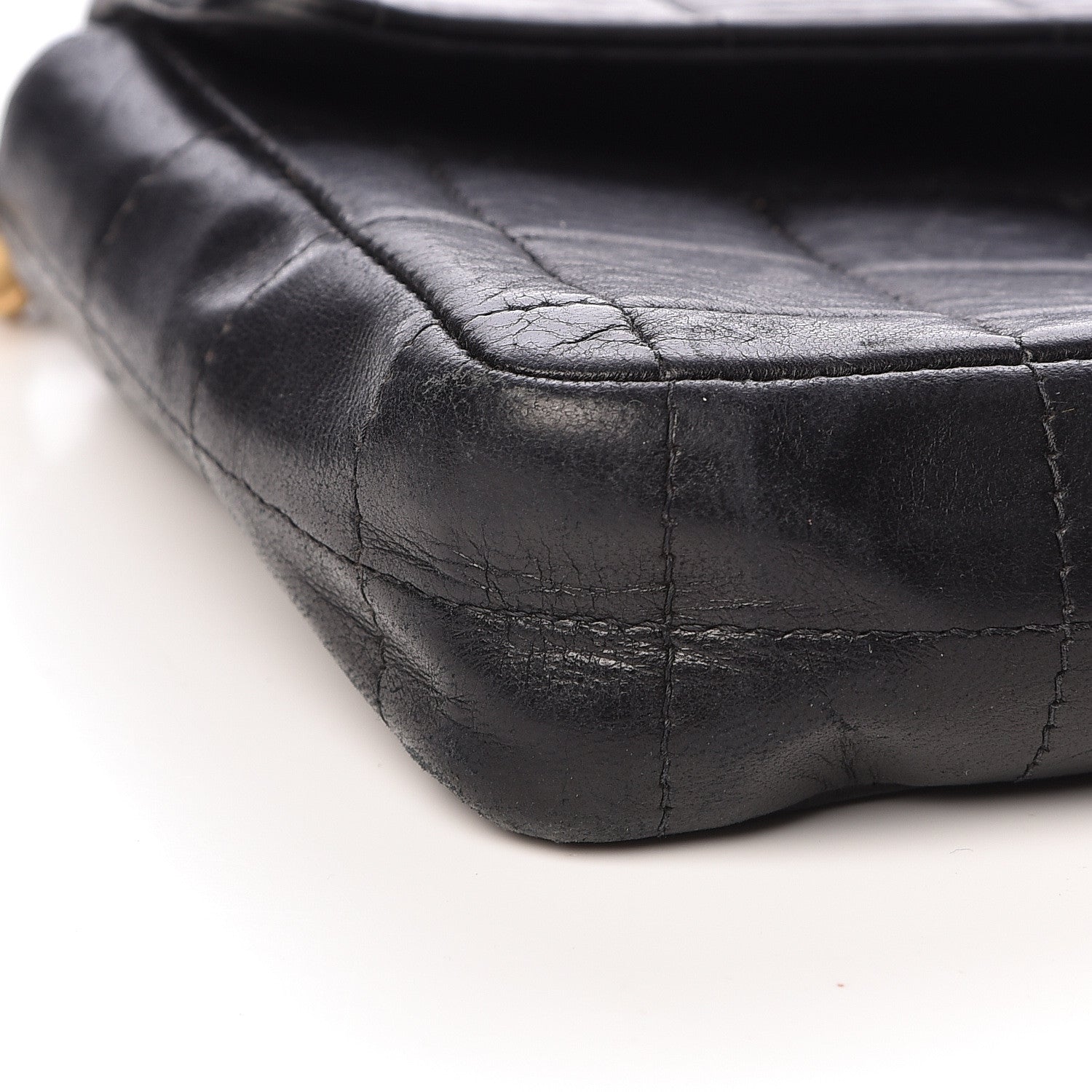Chanel Lambskin East West Chocolate Bar Flap Black 10 of 15
