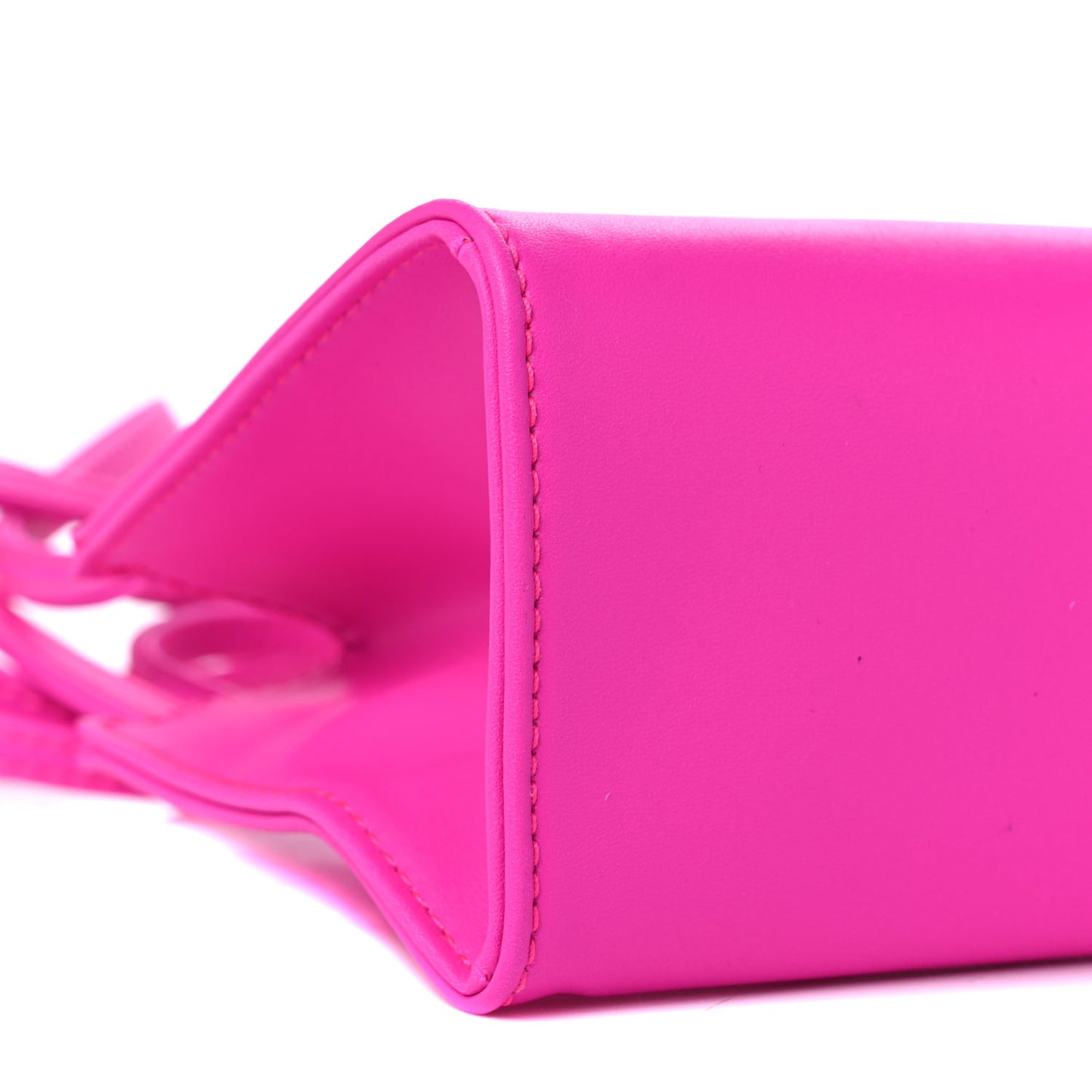 Vegan Leather Small Shopping Bag Azalea