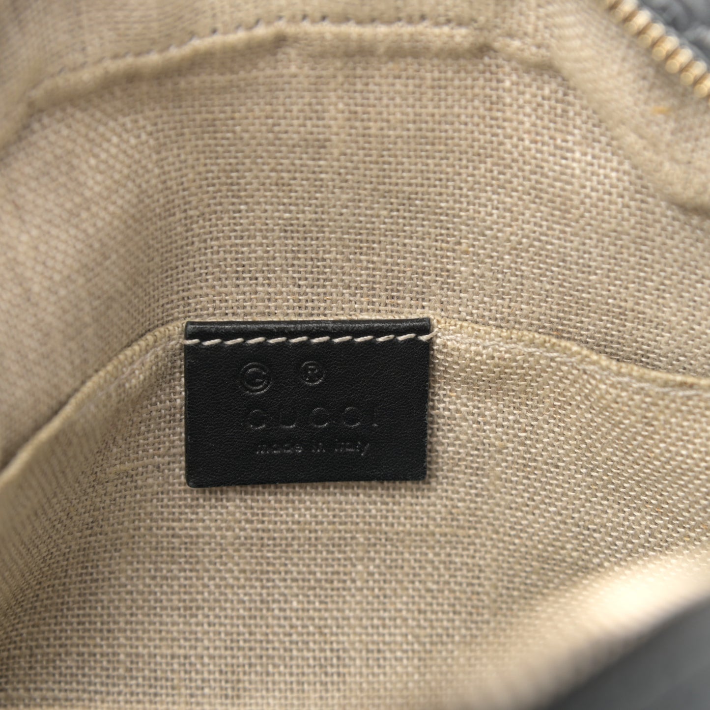 Microguccissima Mini Bree Messenger Bag Black