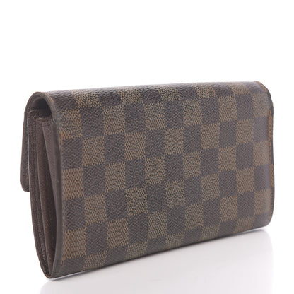 Louis Vuitton Damier Ebene Sarah Wallet 3 of 12