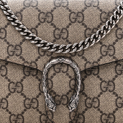Gucci GG Supreme Monogram Mini Dionysus Chain Wallet Beige Taupe 9 of 12