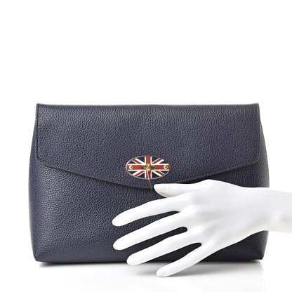 Mulberry Small Classic Grain Large Flag Darley Pouch Oxford Blue 2 of 7