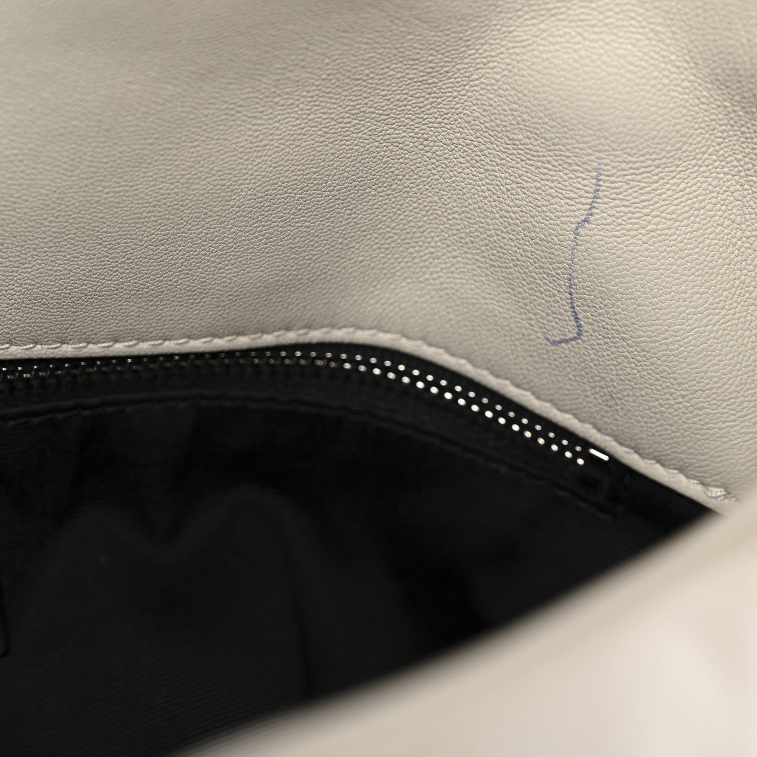 Saint Laurent Lambskin Quilted Medium Loulou Puffer Monogram Chain Satchel Crema Soft 12 of 14