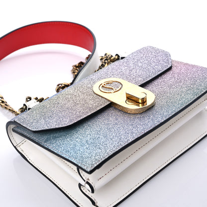 Christian Louboutin Glitter Calfskin Elisa Mini Shoulder Bag Multicolor Snow 8 of 11