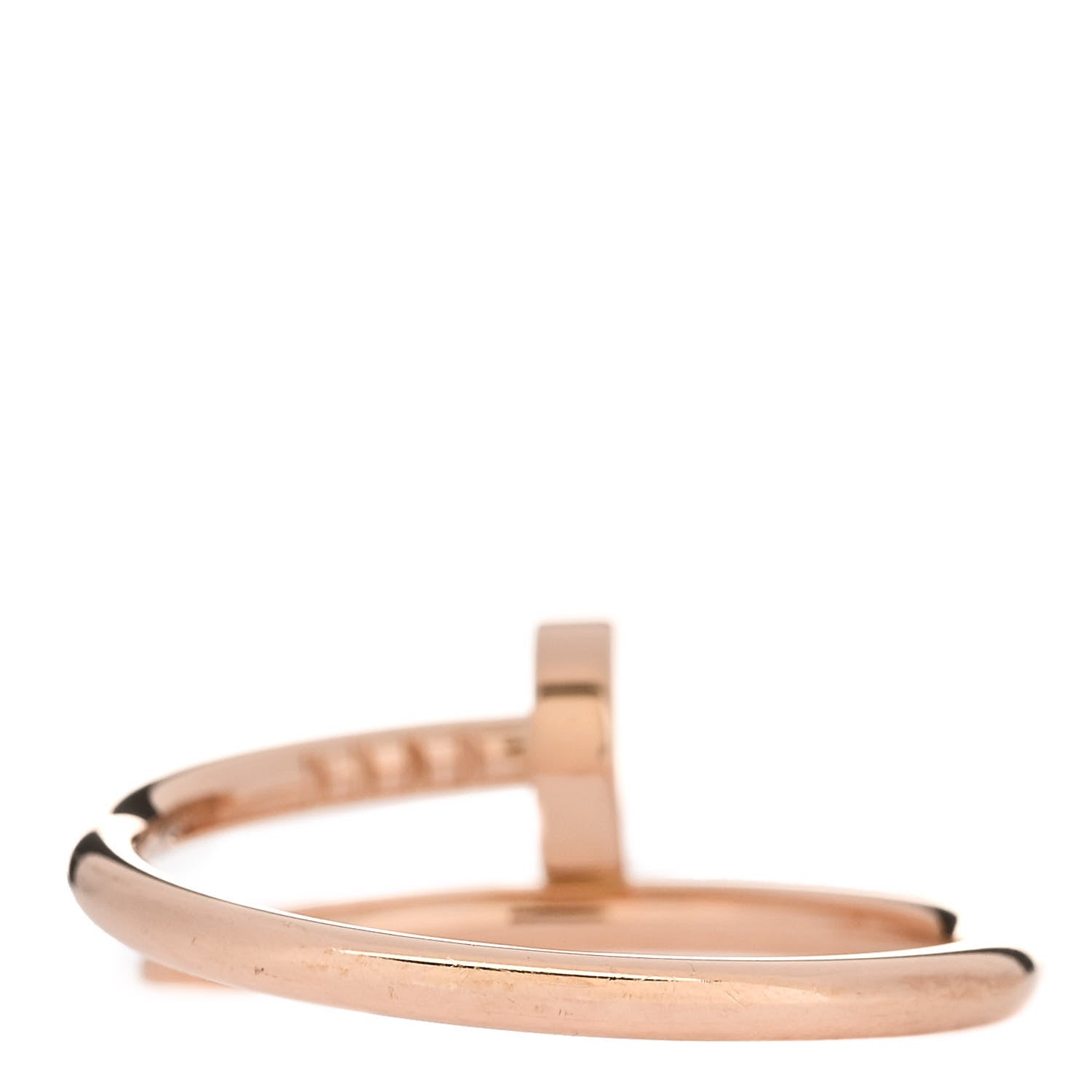 Cartier 18K Pink Gold Small Juste Un Clou Ring 54 6.75 3 of 5
