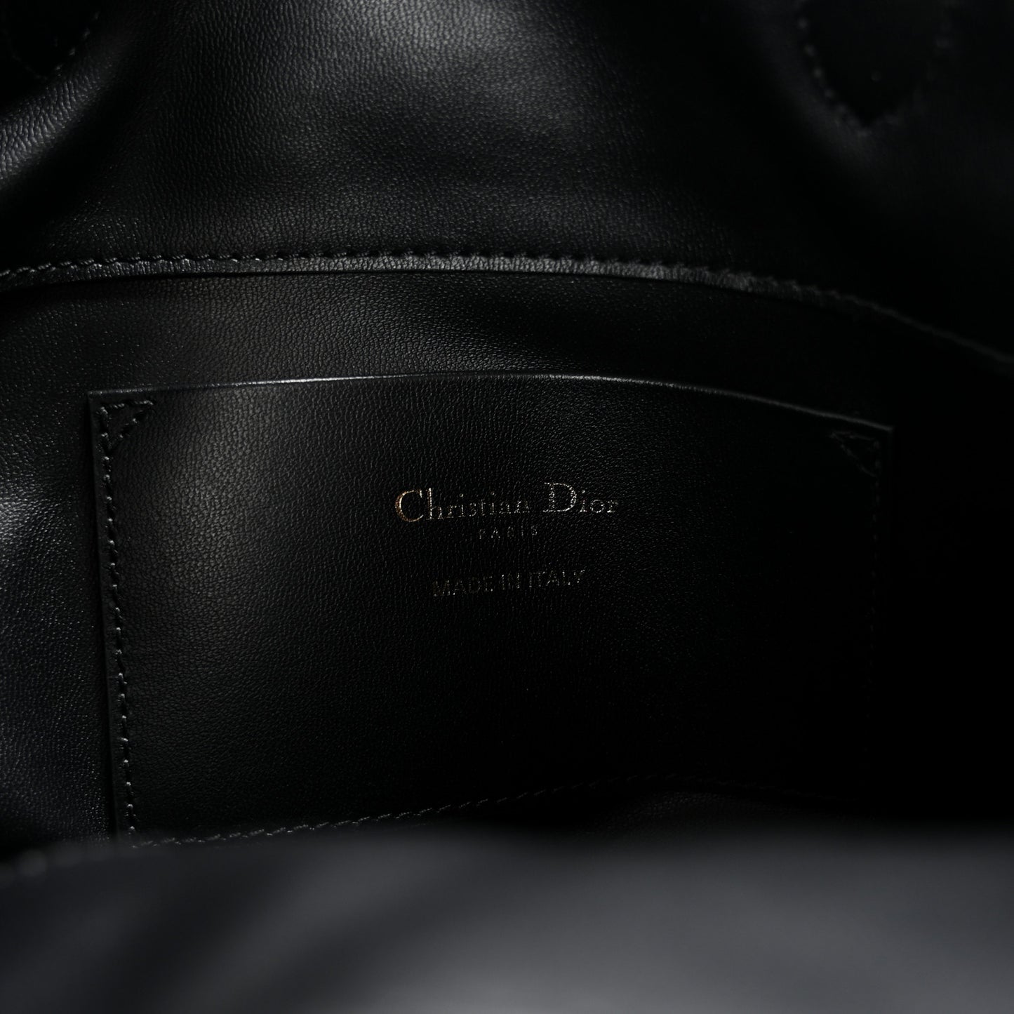 Smooth Calfskin Vintage Flat Macrocannage Small Toujours Vertical Tote Black