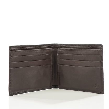 Gucci Guccissima Avel Bi-Fold Wallet Chocolate 6 of 9