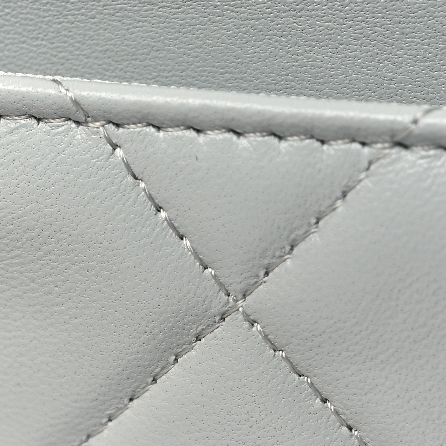 Chanel Lambskin Quilted Chanel 19 Wallet On Chain WOC Light Blue 13 of 13