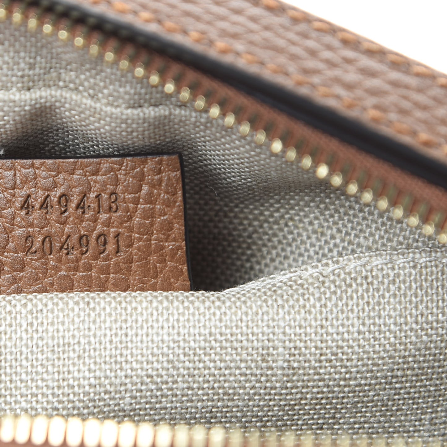 Monogram Mini Bree Messenger Bag Beige Tabacco