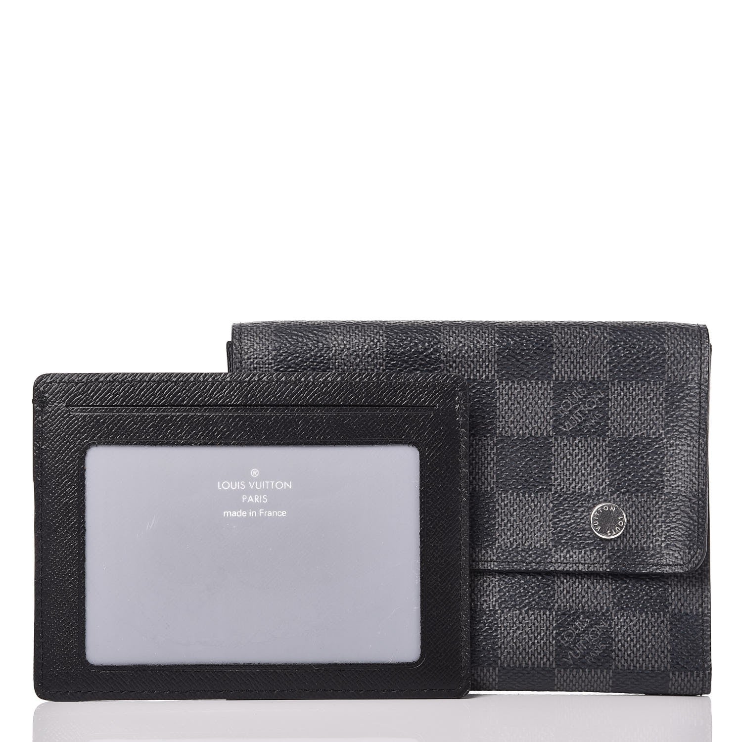 Louis Vuitton Damier Graphite Compact Modulable Wallet 3 of 8