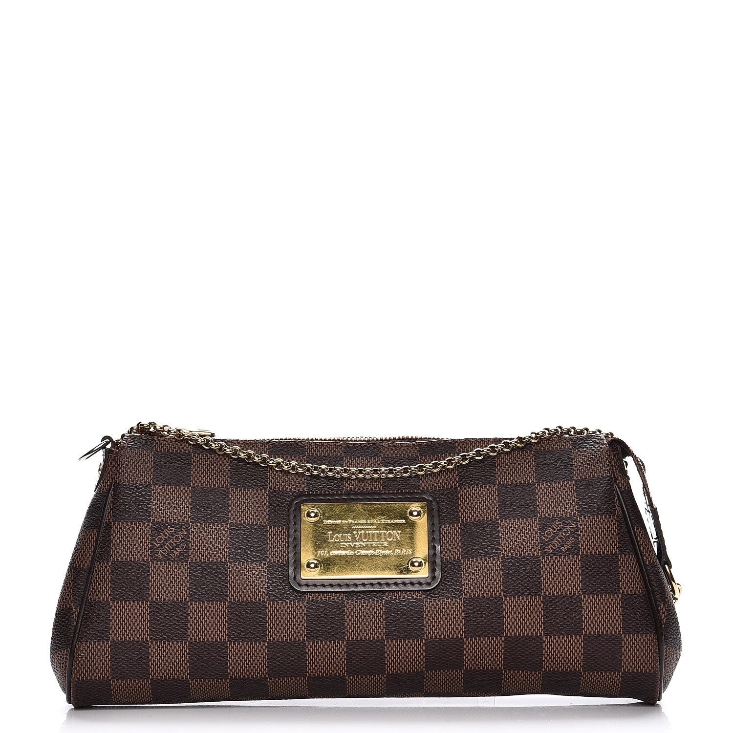 Louis Vuitton Damier Ebene Eva Clutch 1 of 11
