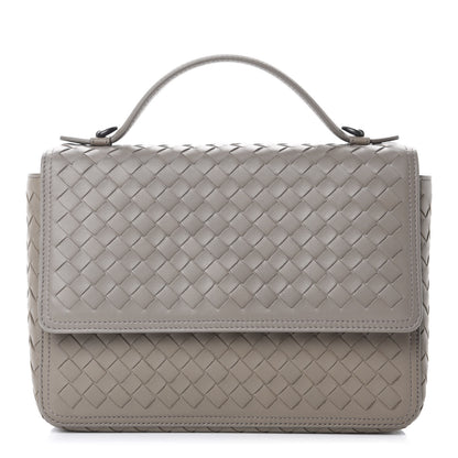 Bottega Veneta Nappa Intrecciato Alumna Bag Limestone 1 of 13