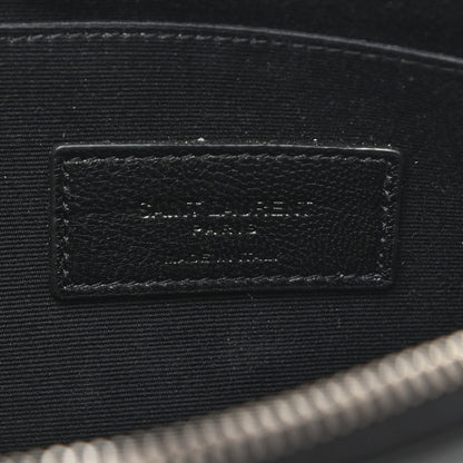 Saint Laurent Calfskin Glitter Zipped Tablet Holder Black 6 of 7