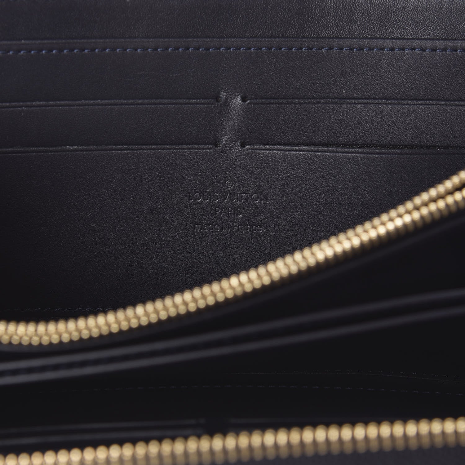 Louis Vuitton Vernis Zippy Wallet Blue Infini 6 of 7