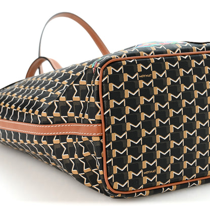 Moynat X KASING LUNG Calfskin Canvas M Labubu Tote PM Brown 7 of 9