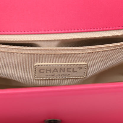 Chanel Lambskin Quilted New Medium Boy Flap Pink 6 of 11