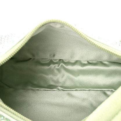 Prada Satin Crystal Mini Re-Edition 2000 Bag Acqua 5 of 9