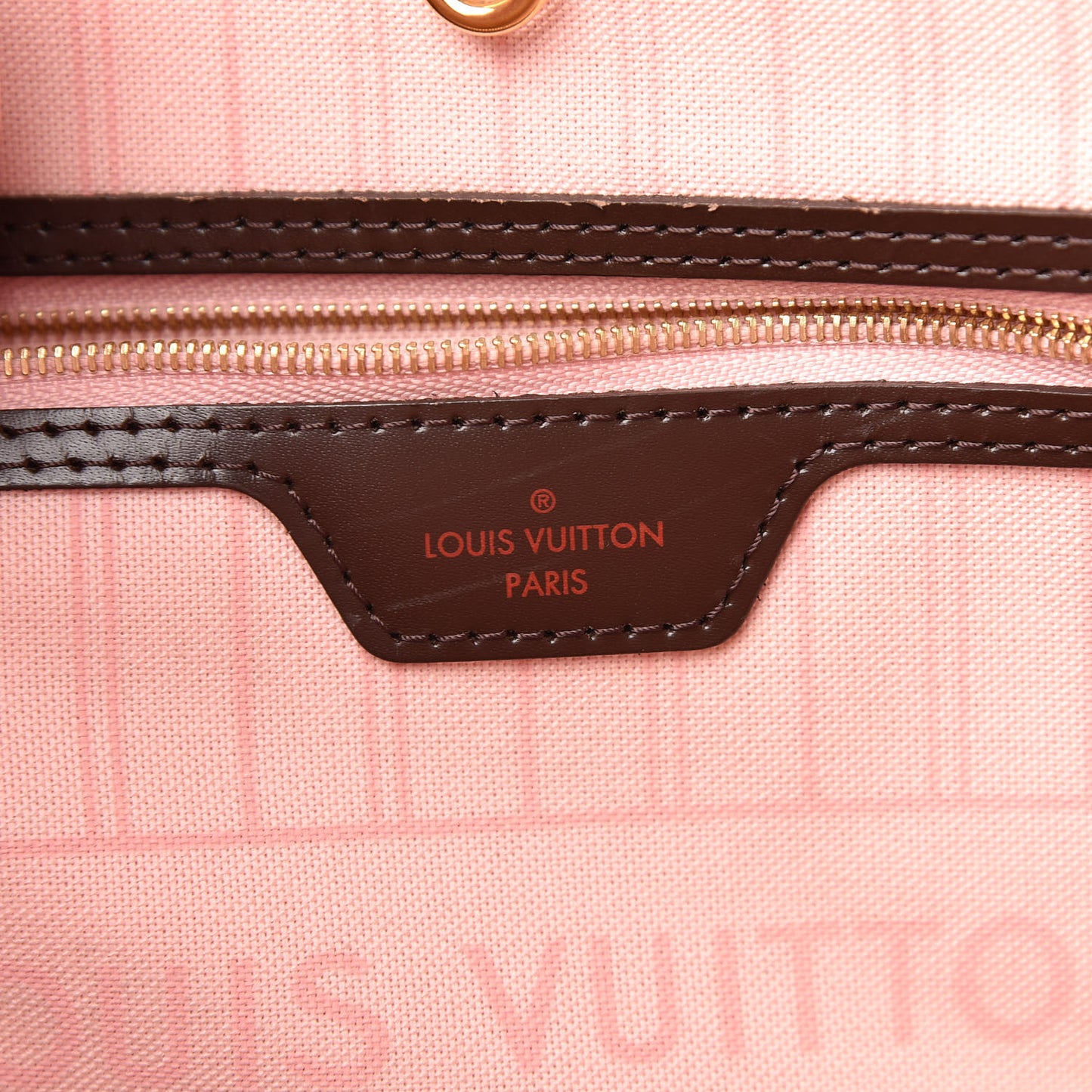Damier Ebene Neo Neverfull MM Rose Ballerine