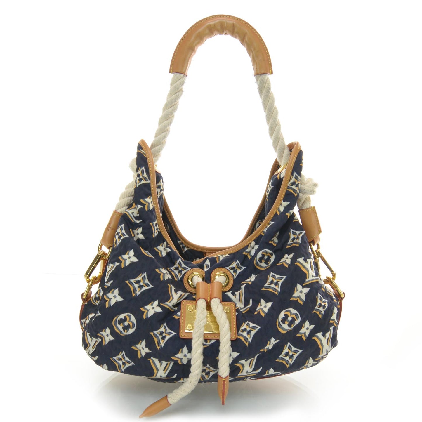 Canvas Monogram Cruise Bulles MM Navy