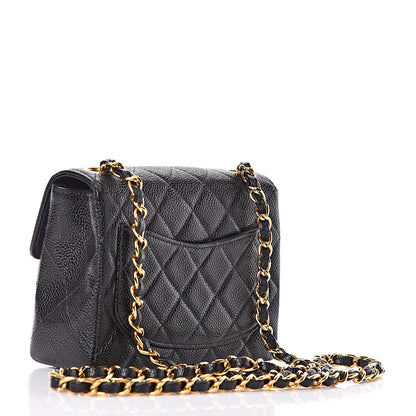 Chanel Caviar Quilted Mini Square Flap Black 3 of 10