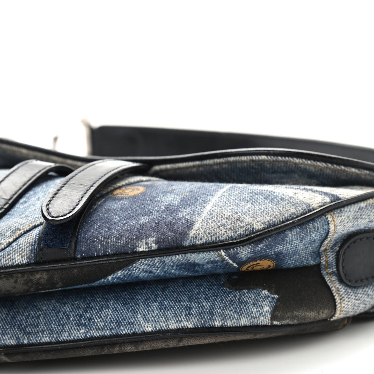 Denim Miss Diorella Saddle Bag
