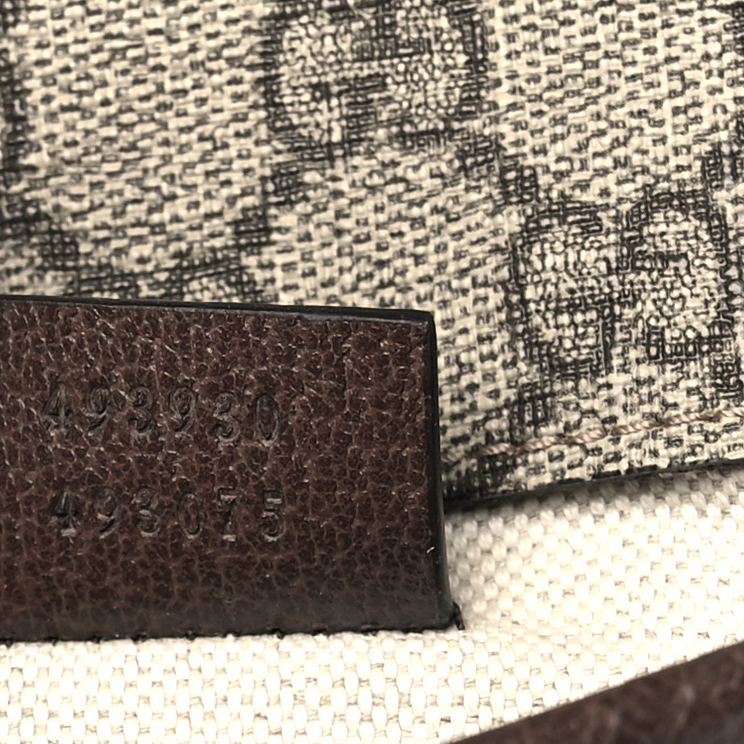 Gucci GG Supreme Monogram Neo Vintage Web Belt Bag Brown 7 of 9
