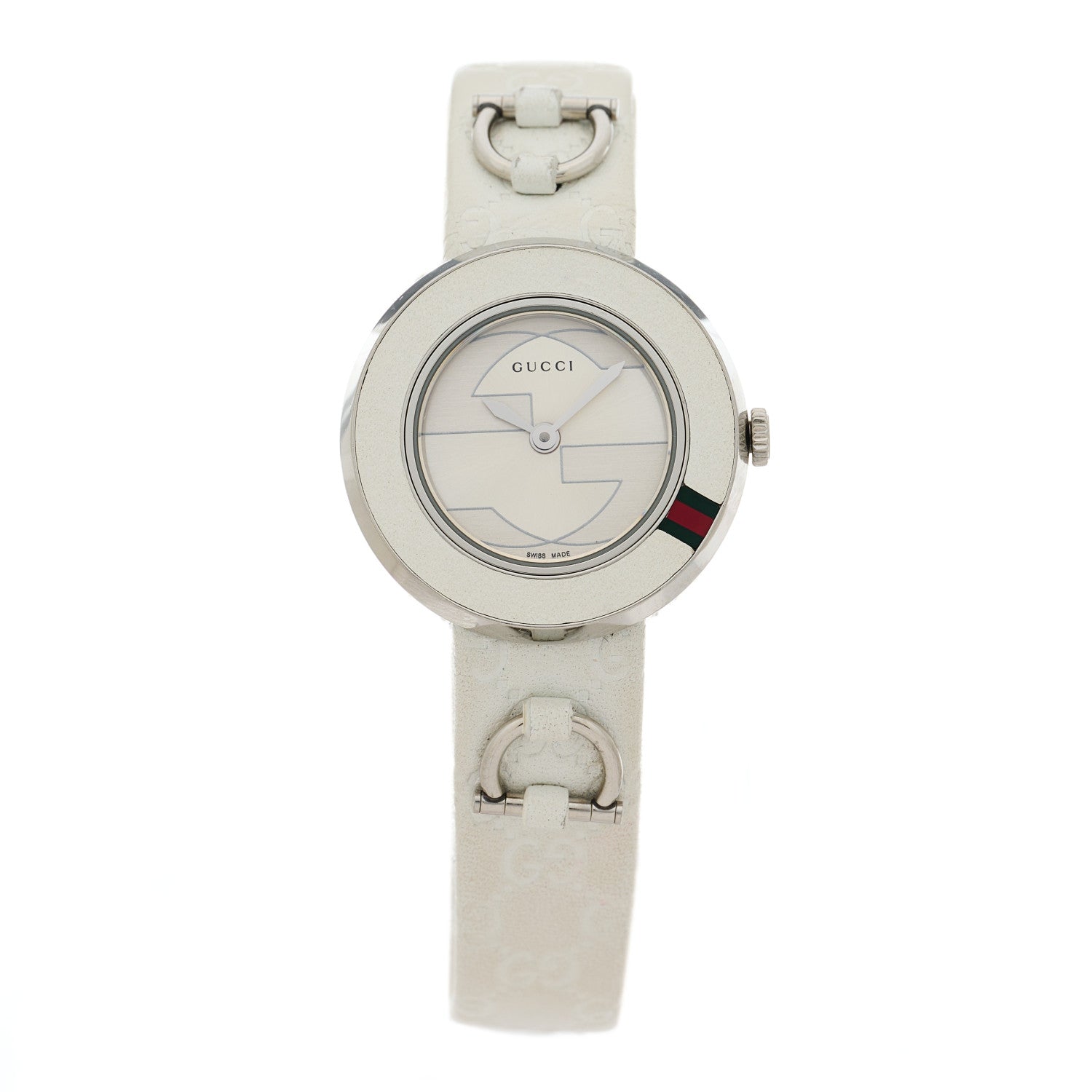 Gucci Stainless Steel Calfskin 27mm U-Play Quartz Watch 1 of 4