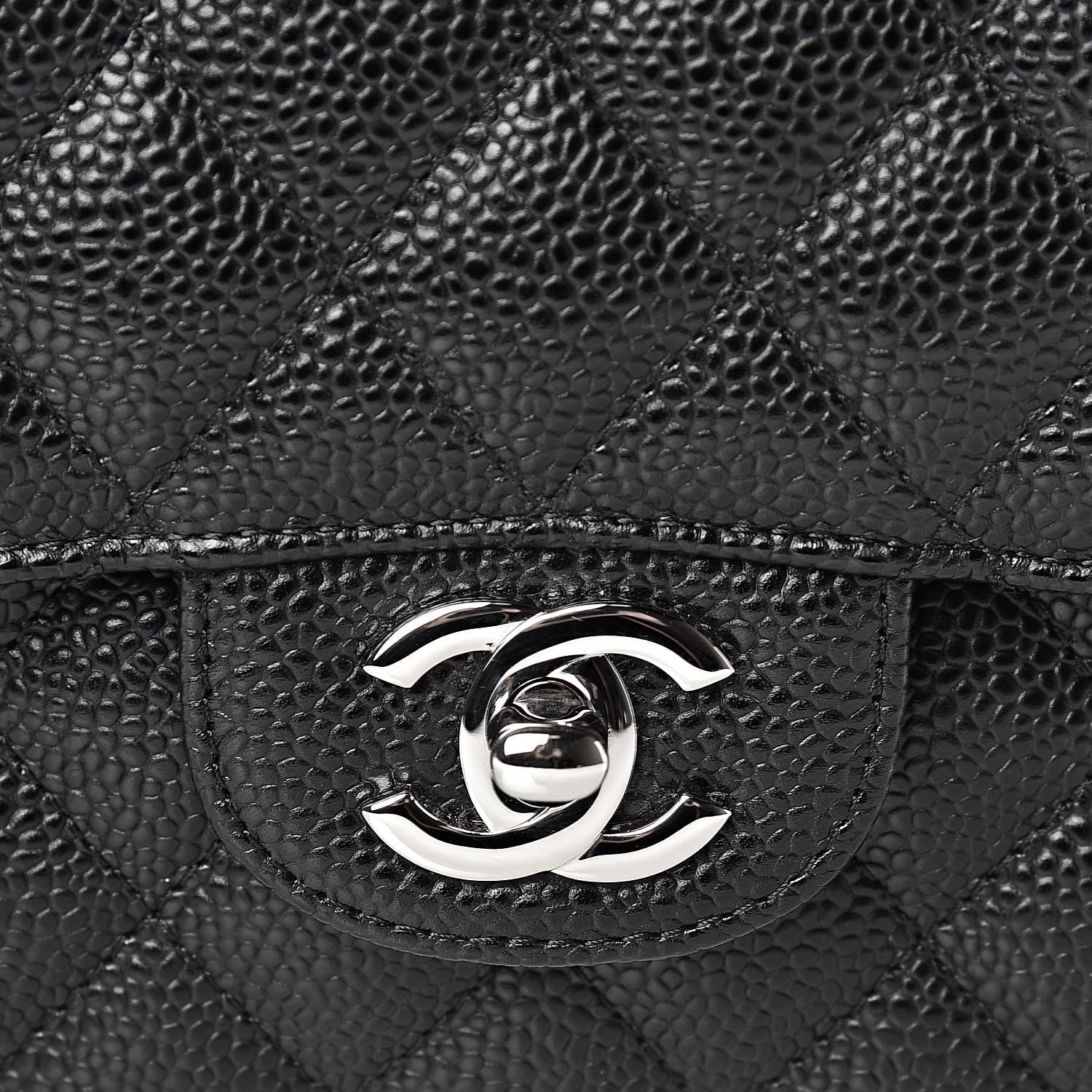 Chanel Caviar Quilted Medium Double Flap Black 11 of 11