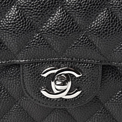 Chanel Caviar Quilted Medium Double Flap Black 11 of 11