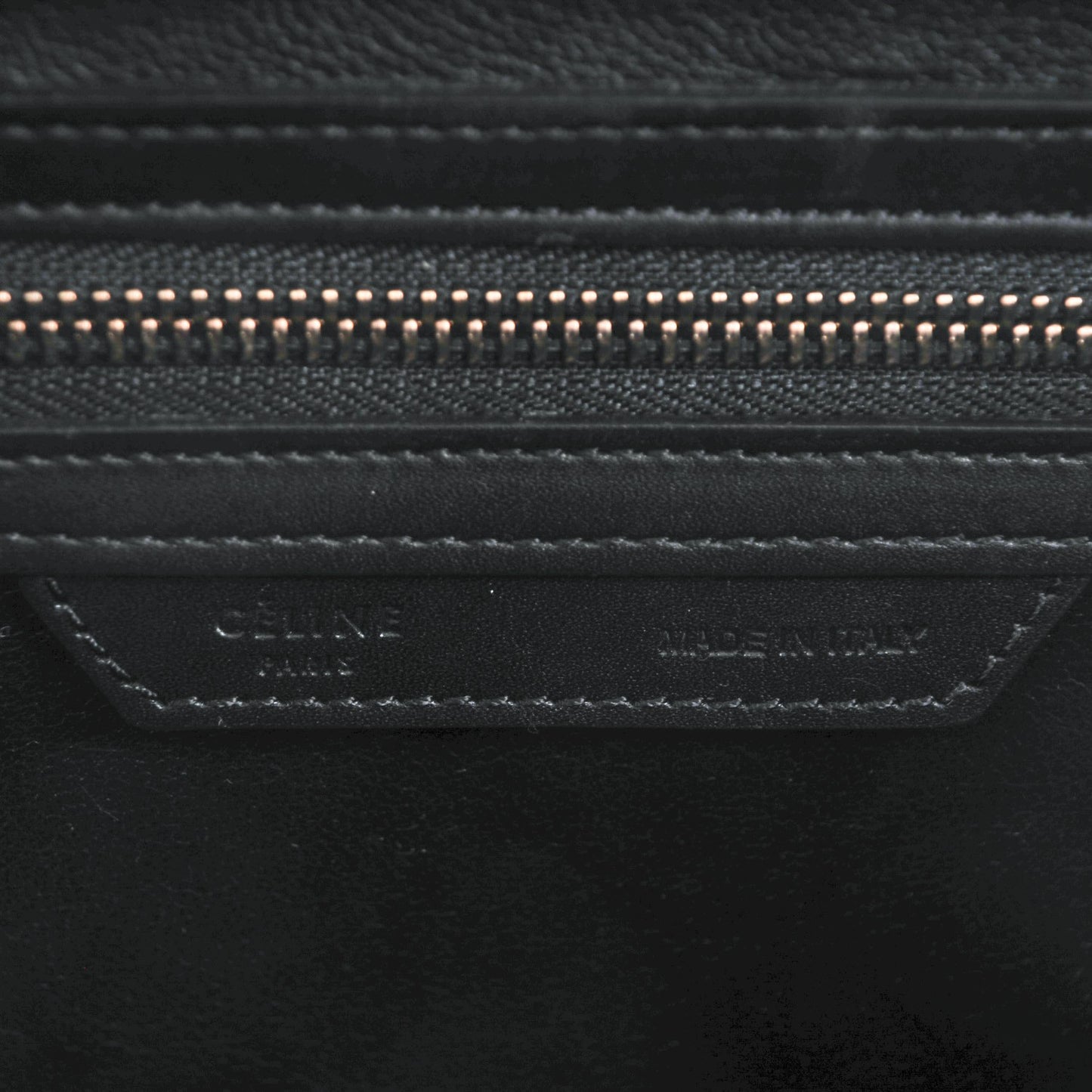 Twill Smooth Calfskin Mini Luggage Dune Black